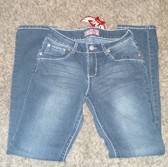 YMI Other - Girls YMI Jeans - Dark Wash - Straight Leg Jeans